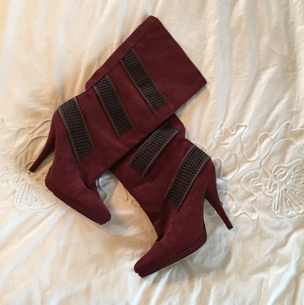 Burgundy Boots